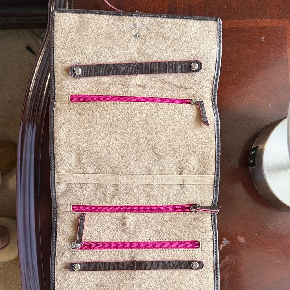 Stella & Dot Travel Case for Jewelry with Multiple Zippers
